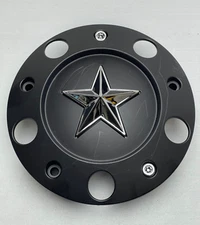 *USED KMC XD Series Matte Black Wheel Center Cap SCREW NOT INCLUDED 371L152YB001