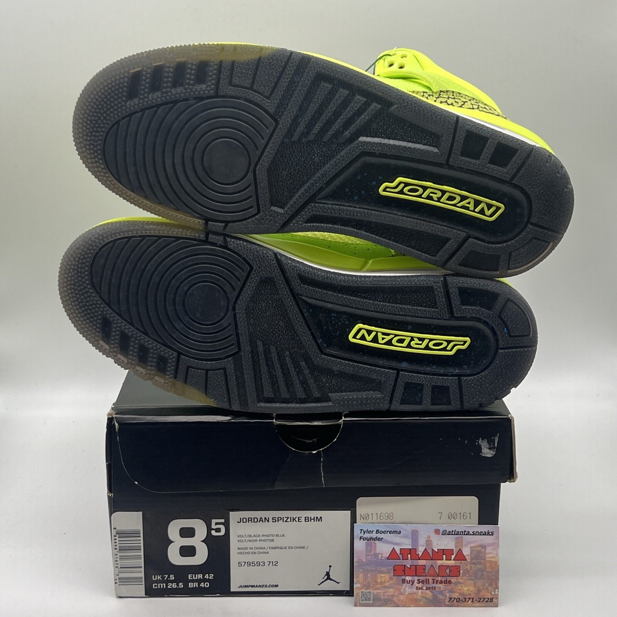 Size 8.5 - Air Jordan Spizike BHM - 579593-712 Brand New Og