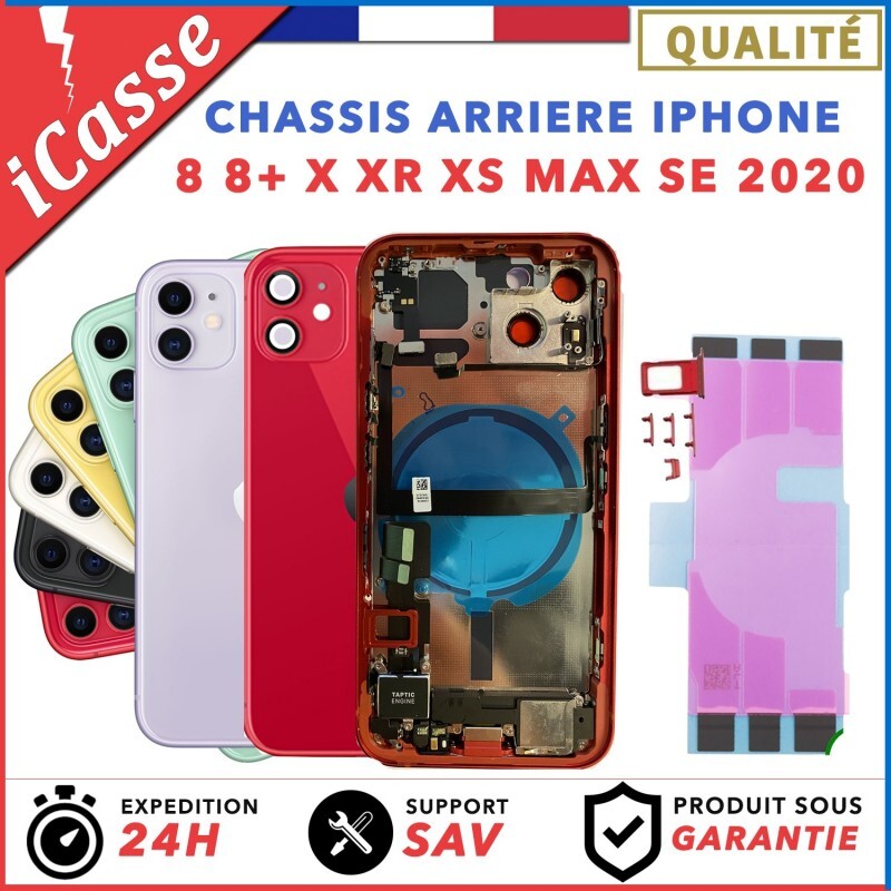 Chassis remplacement pour iPhone 8 PLUS X XR XS 11 12 13...