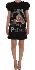 DOLCE & GABBANA Dress Gray Crystal Dreaming of My Prince IT36 / US2/XS RRP $8800