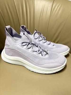 New Under Armour Curry 8 Flow International Women's Day 2021 Purple Mens Sz 15