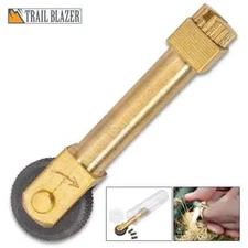 Trailblazer Micro Spark Wheel Emergency Fire Starter, with 3 Flints. Ships Free.