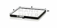 Mann-Filter CU 1910 filter, interior air for Hyundai, Inokom, Kia