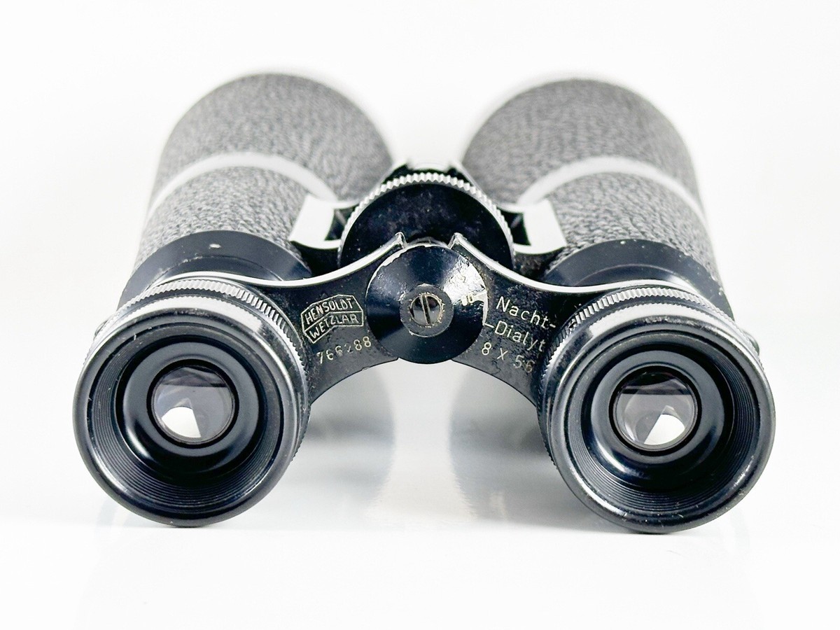 WWII German Hensoldt Wetzlar Nacht Dialyt 8x56 Binoculars Scout