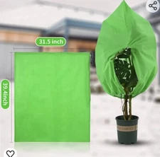 9 Packs Plant Covers Freeze Protection  for Winter, 31.5" X 39.4" Frost Cloth...