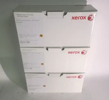 Lot of 3 Open Box Xerox 006R03017 Replacement Toner for HP CE412A Yellow