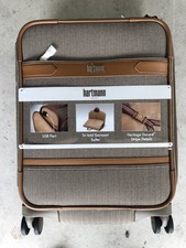 hartmann herringbone deluxe underseat carry on spinner