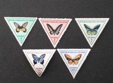 REPUBLIC MALUKU SELATAN STAMPS, MNH BUTTERFLIES SET