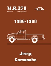 1986 - 1988 Jeep Comanche Body Shop Manual