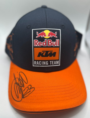 Enea Bastianini #23 signed Red Bull KTM Tech3 Pit Stop Curved  Cap (2025) -EB2