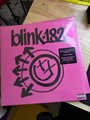 Blink 182 ONE MORE TIME... LP - Exclusive Blue & Black Swirl Vinyl - LIMITED ETD
