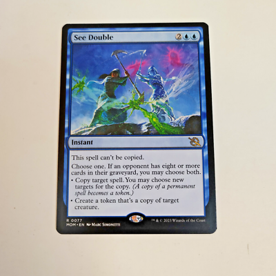 Magic the Gathering MTG March of the Machine: SEE DOUBLE Card NM | eBay Magic the Gathering MTG March of the Machine: SEE DOUBLE Card NM | eBay