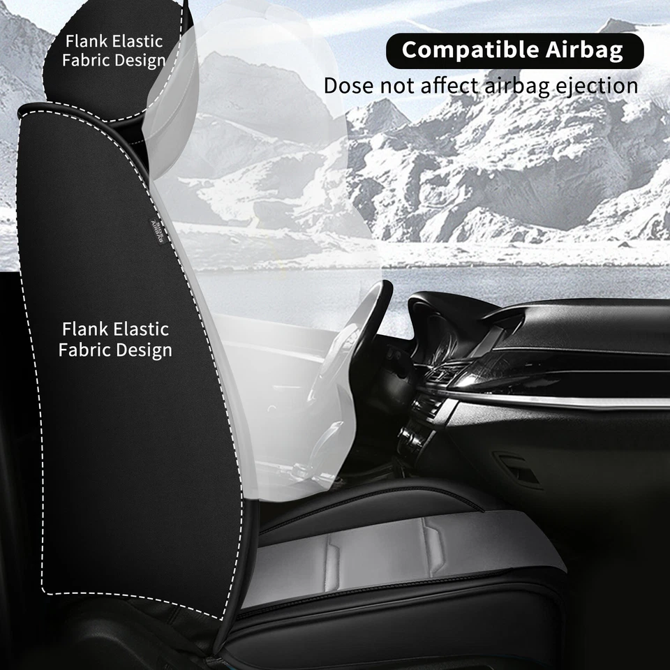 Fundas de cuero sintético de 5 asientos delanteras + traseras para Lexus LS 500 2018-2024 Foto 4 de 4