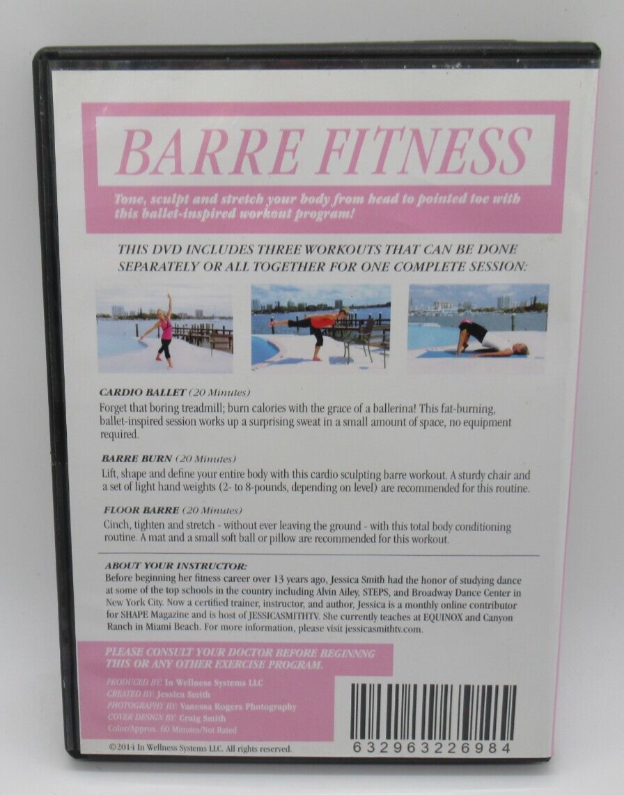 JESSICA SMITH BARRE FITNESS: BALLET-INSPIRED WORKOUT DVD, SCULPT