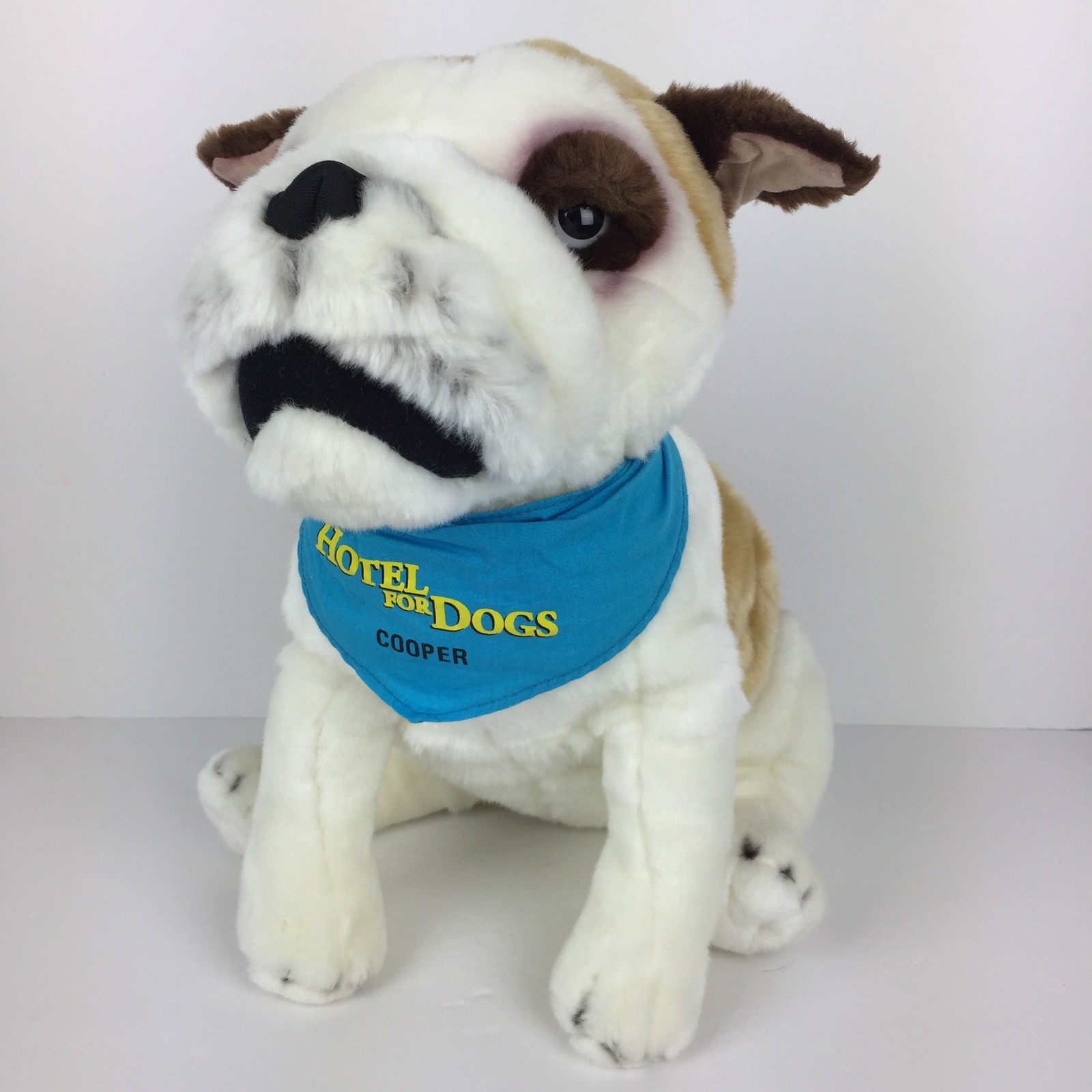 Hotel for Dogs Cooper Plush Stuffed Animal Bulldog Large 14" Toy 2008 DreamWorks eBay