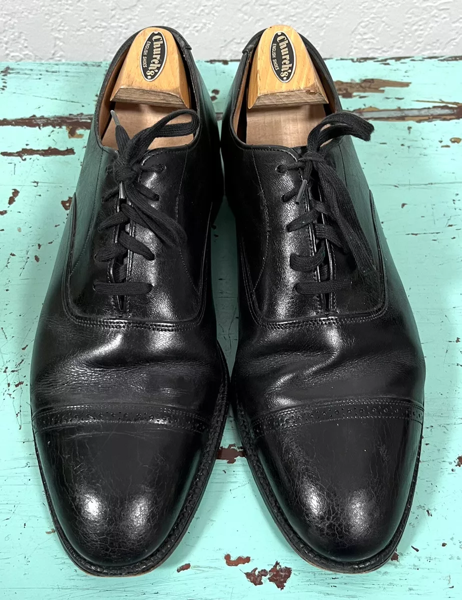 Church's for Brooks Brothers The Curzon Black Leather Cap Toe