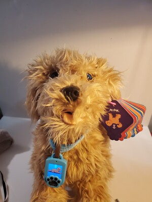 My Fuzzy Friend Moji Interactive Labradoodle Plush Interactive Dog Skyrocket