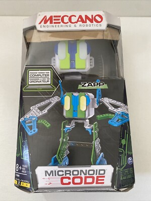 Meccano - Erector - Micronoid Code -  Zapp  Programmable Robot 17404  New