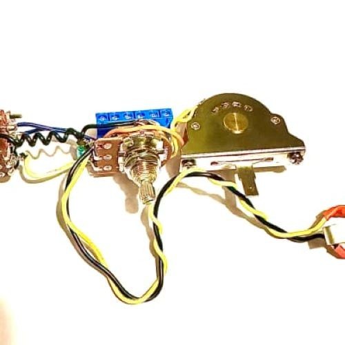 Solderless Tele HH Wiring Harness Coil Split, 3 way switch Bourns Pots