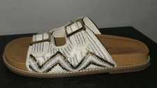 Womes House Of Harlow 1960 Beaded Slides Size 8 Slip On Sandals