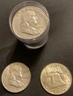 1958 Franklin Silver Half Dollars Roll (20)