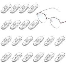 Push-in Eyeglass Nose Pads 10 Pairs of Eyeglasses Replacement Nose Piece 15mm...