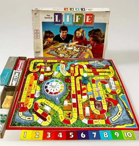 Vintage The Game of Life Board Game, Complete 1977 Milton Bradley Family Fun