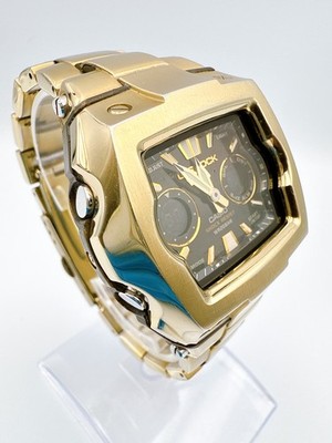 G-011BD-9AJF スクエアフェイス ゴールドCASIO/G-SHOCK Casio G-Shock G-011 G-011BD Cube Gold Analog Digital Watch Vintage