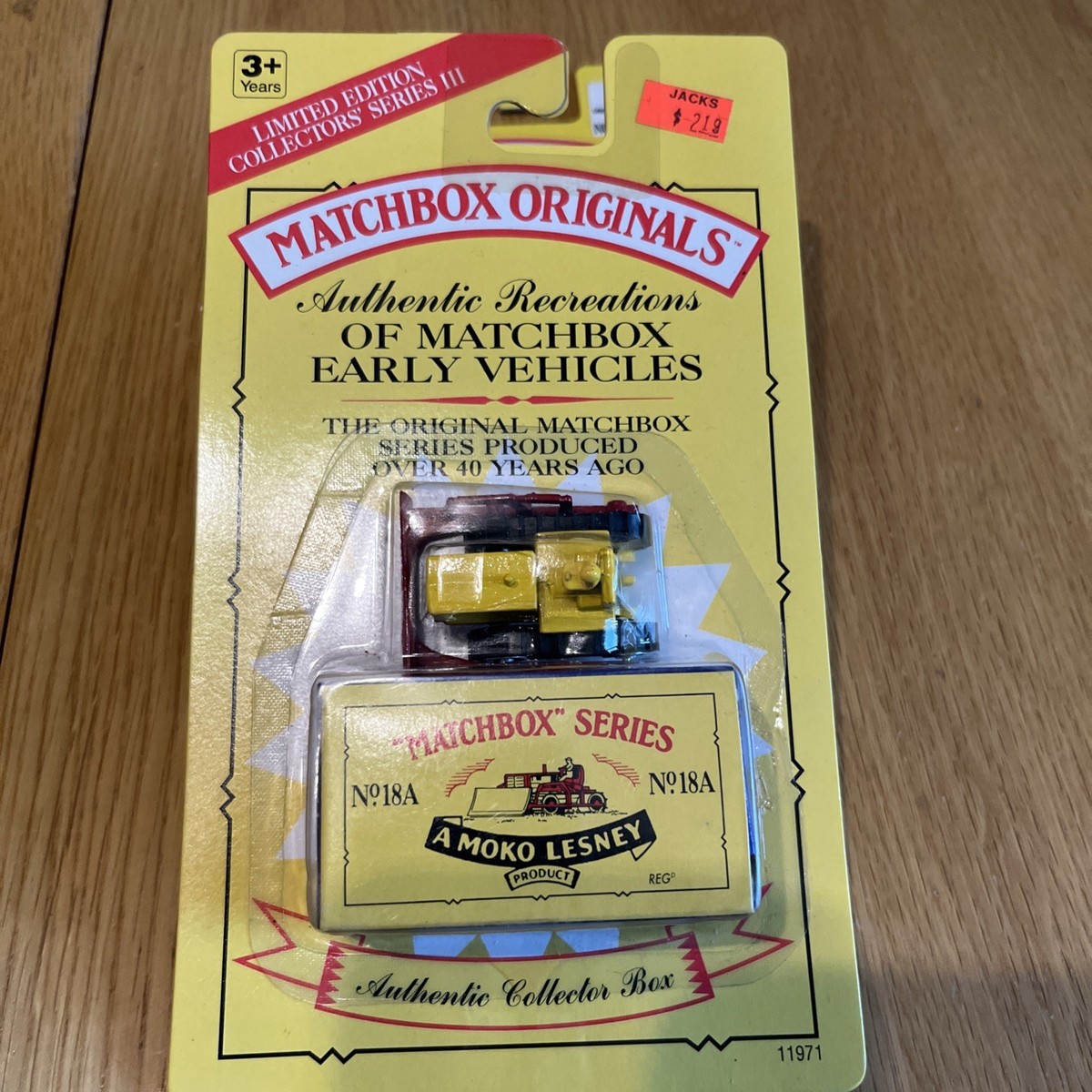 Matchbox #18A Originals Moko Lesney Bulldozer W/ Driver Limited