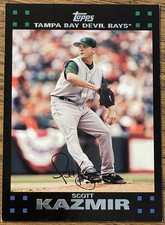 Scott Kazmir 2007 Topps Baseball Card #101 Tampa Bay Devil Rays MLB Free Ship