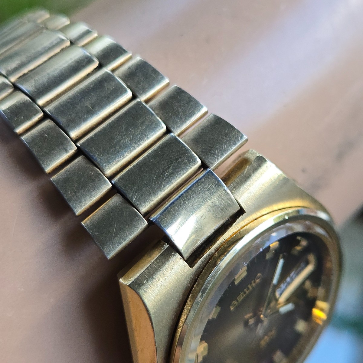 Vintage SEIKO DX men's automatic watch 6106-7619 day/date February