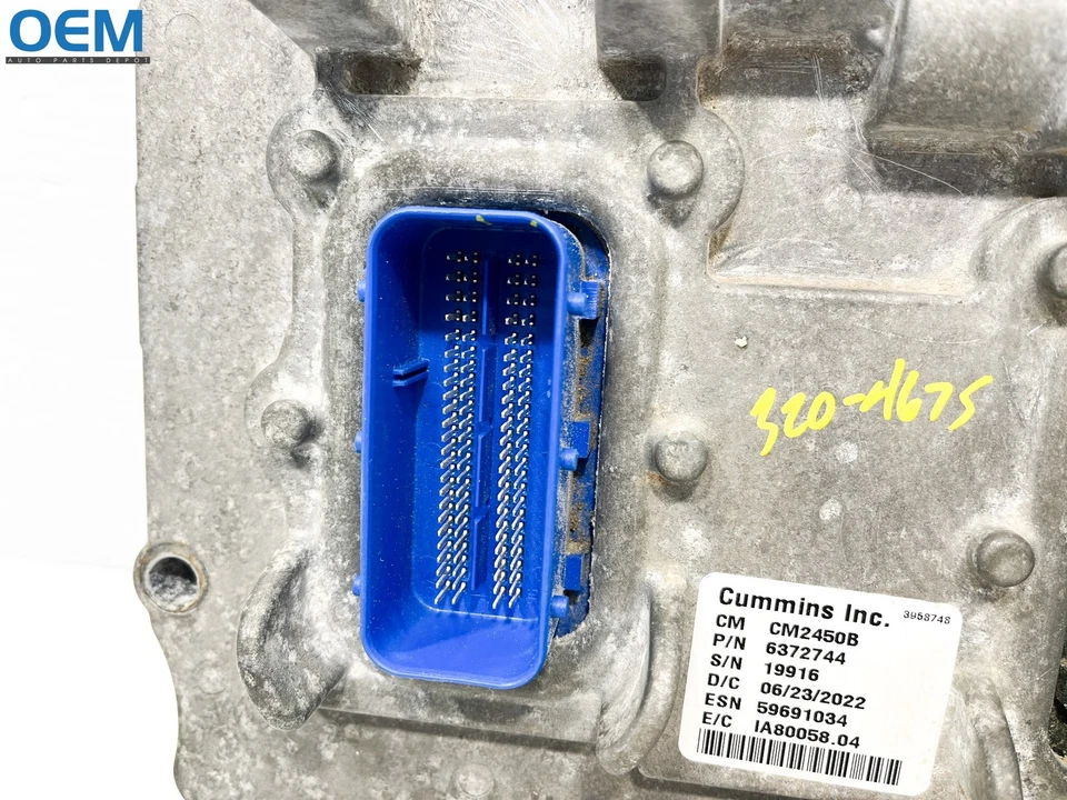 Dodge Ram 2500 3500 2022 6,7 L diésel ECM módulo de control ordenador 6372744 OEM Foto 3 de 4