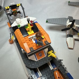 LEGO City Coast Guard Lot Boat Helicopter Plane Truck Bundle Vehicles