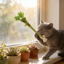 Interactive Catnip Chew Toy Molar Stick Teeth Cleaning Bite Squeaky Cat Toy