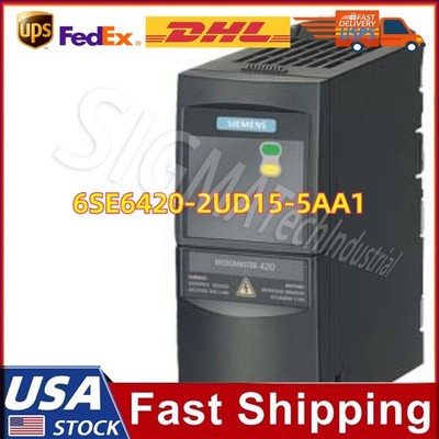 New Siemens MICROMASTER420 without filter 6SE6420-2UD15-5AA1 6SE6 420-2UD15-5AA1