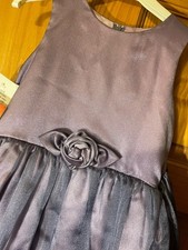 age 5 Flower girl dress purple / violet organza by Designer Jessica McLintock