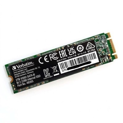 Verbatim Vi560 S3 2TB SSD M.2 2280 SATA III Festplatte 550MB/s 500MB/s, intern