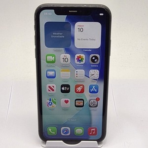 Apple iPhone 11 - 64GB - Schwarz (Entsperrt) Gesprungene Rückseite - 75% Batteriezustand