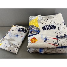 Pottery Barn Kids Star Wars Millennium Falcon Sheet Set Full Size 3 piece set