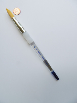 Royal Soft Grip Gold Taklon - Round Paint Brush -0,1,2 3,4, 5,6,8,10,12,14 or 16