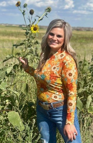 BRAND NEW WITH TAGS Blissfully Blessed Sunflower Mesh Top