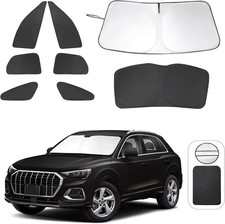 Audi Q3 2019 2020 2021 2023 2024 Window Sun Shade 8PCS Full Set UV Privacy Cover