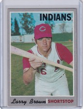 1970 Topps Baseball #391 Larry Brown - Cleveland Indians