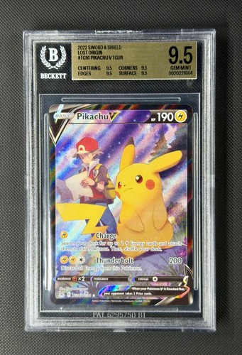 Pikachu V graded BGS 9.5 for sale on eBay