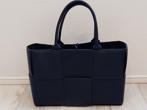 Bottega Veneta Arco Mini Tote Bag Leather Black Unused