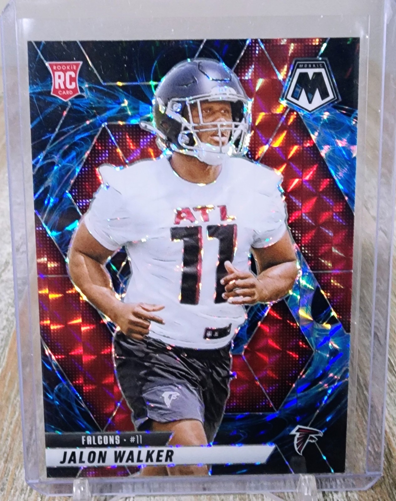 2025 Panini Mosaic - Jalon Walker #377 GENESIS - Case Hit SSP (RC) ATL Falcons