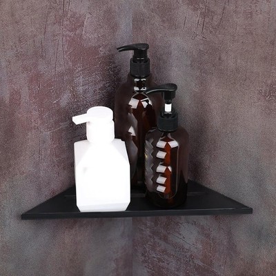 2 Stück Edelstahl Eckregal für Bad Dusche Küche 30,5 x 20,5 cm