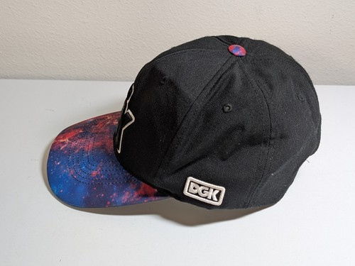 Cappello berretto DGK Dirty Ghetto bambini Y2K KAYO RARO Space Galaxy snapback skateboarding - Foto 3 di 9