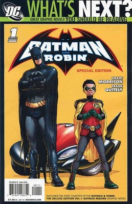 Batman and Robin #1 (5th) FN; DC | Grant Morrison What's Next Reprint - w/Bag+Bo