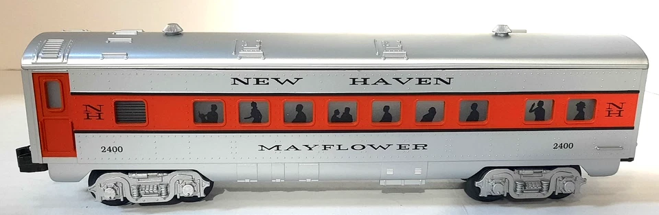 WILLIAMS~O GA~NEW HAVEN "MAYFLOWER" 4-STREAMLINED PASSENGER CAR SET~ #STR02711 - Image 2 of 4